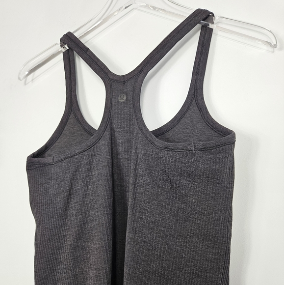 Lululemon Ebb To Street Racerback Crop Tank Top | Black | 8 - Picture 10 of 12